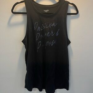 Women’s Old Navy Active Black “Passion, Power & Purpose” Tank Top - Medium